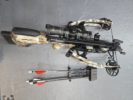 Havoc RS440 Crossbow with ACUslide, EVO-X Elite Camo Scope, USED.