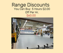 Lane Rental With Your Equipment 5 Hours $2.00 Discount Per Hour