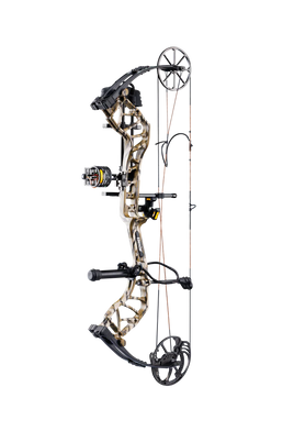 Bear Species XT RTH Compound Hunting Bow Package Mossy Oak Bottomland RH 70#